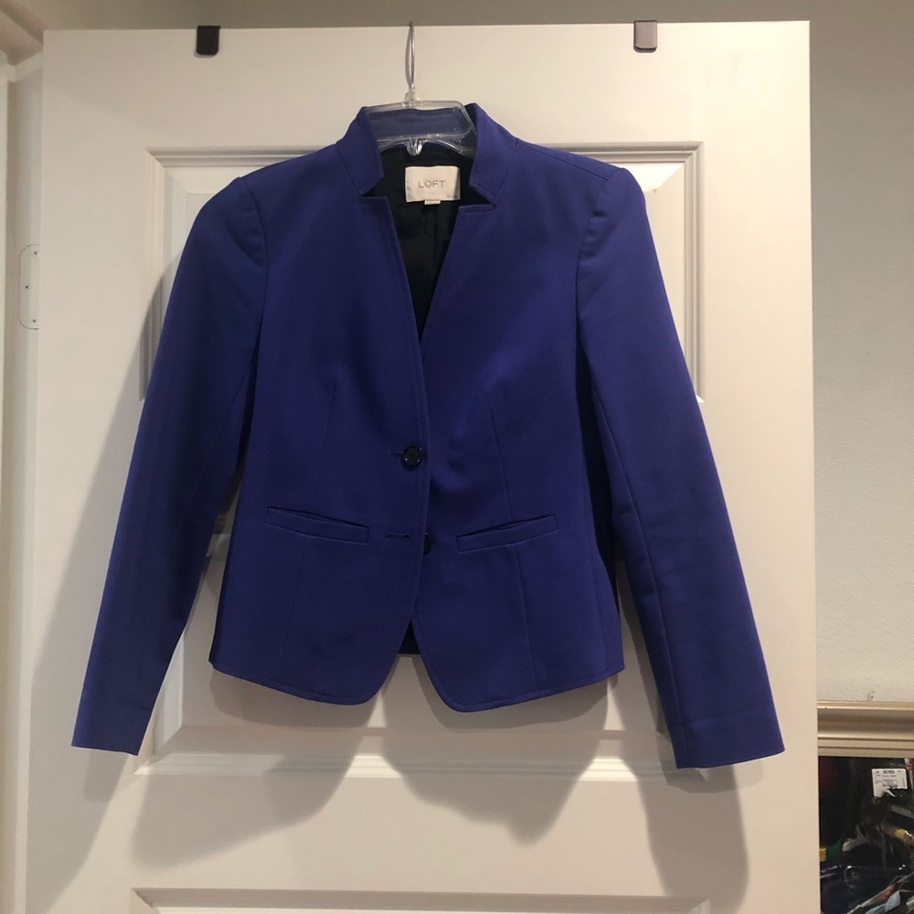 LOFT - royal blue suit jacket blazer